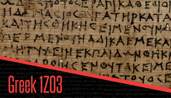 Greek 1Z03